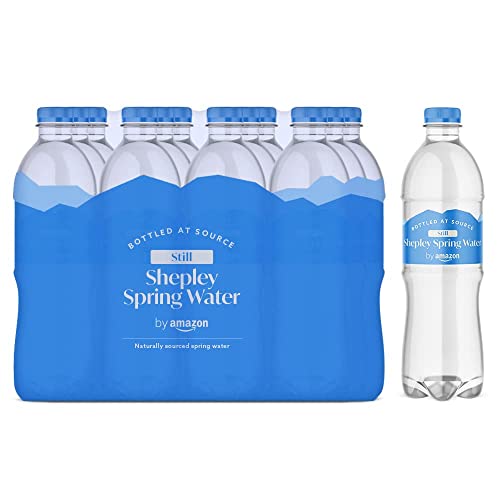 by Amazon Still Spring Water, 500 ml (Pack of 12), 6000 ml - 500 ml (Pack of 12)