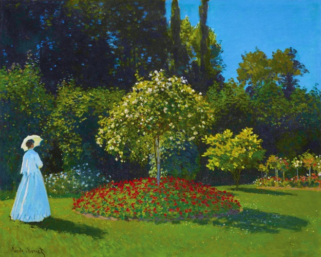 Woman in Garden – Monet | 40 x 50 cm