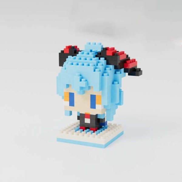 Chibi Genshin Impact Figure DIY Building Blocks Genshin Impact Desk Decor - Ganyu