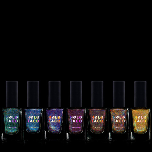 Dark Rainbow Nail Polish Bundle