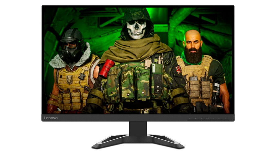 Lenovo G27-30 27 Inch Full HD (1080p) Gaming Monitor (VA Panel, 165Hz, 1ms, HDMI, DP cable, FreeSync Premium) - Height adjustable Tilt Stand