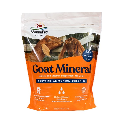 Manna Pro Goat Mineral | Made with Viatimins & Minerals to Support Growth | 8 Pounds