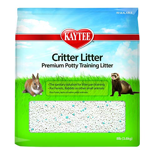 Kaytee Premium Potty Training Critter Litter for Pet Ferrets, Rabbits & Other Small Animals, 8-Pound - Litter