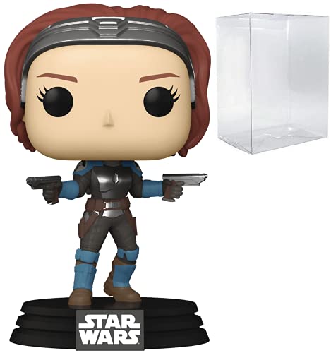 POP Star Wars: The Mandalorian - Bo-Katan Kryze Limited Edition Chase Funko Pop! Vinyl Figure (Bundled with Compatible Pop Box Protector Case), Multicolored, 3.75 inches