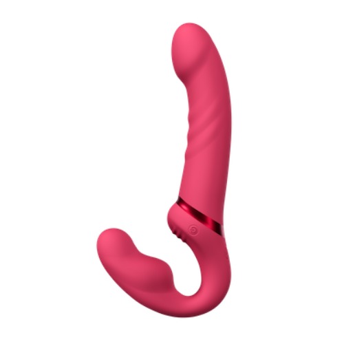 Lapis - App-controlled Dual-ended Vibrating Strapless Strap-on