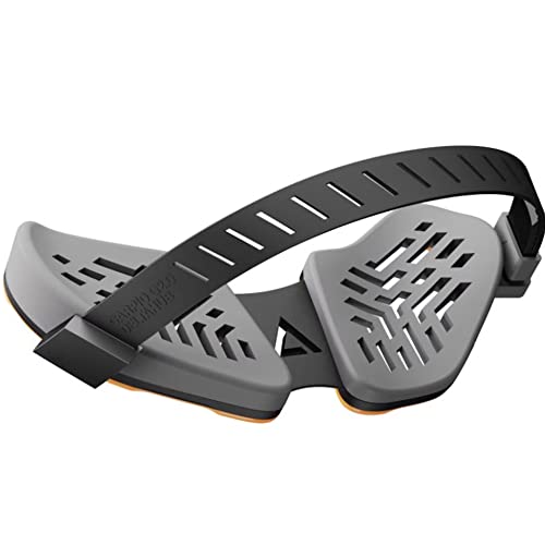 DELTAHUB Carpio G2.0 - Right-Handed Truly Ergonomic Gaming Wrist Rest for Mouse, Gamer Approved, Pain Relief, Anti-Fatigue, Computer, Laptop, Esports, Silicone Strap, Easy Glide (Large, Right, Grey) - Large - Right - Grey