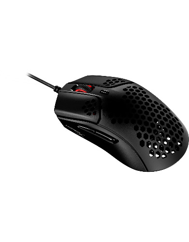 HyperX Pulsefire Haste – Gaming Mouse – Ultra-Lightweight, 59g, Honeycomb Shell, Hex Design, HyperFlex USB Cable, Up to 16000 DPI, 6 Programmable Buttons - Black