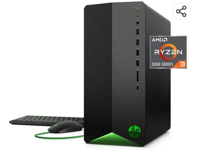 Amazon.com: HP Pavilion Gaming Desktop, AMD Radeon RX 5500, AMD Ryzen 3 5300G Processor, 8 GB RAM, 512 GB SSD, Windows 11 Home, 9 USB Ports, Keyboard and Mouse Combo, Pre-Built PC Tower (TG01-2022, 2022) : Electronics