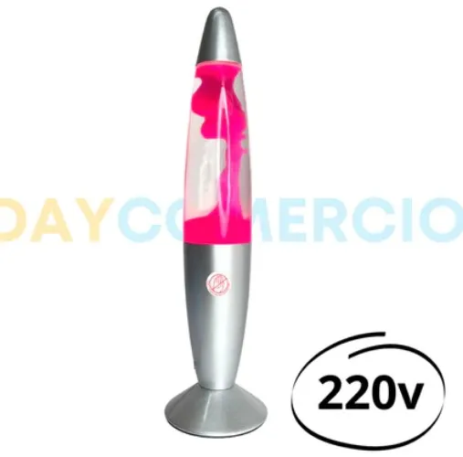 Luminária de Lava Lamp Bolha