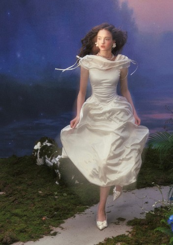 "Crash Landing On You" Dress | Pre-order / White / S