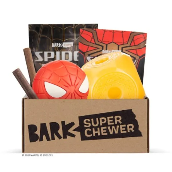 Super Chewer by BarkBox Monthly Subscription Box, Dog Box Care Package for Aggressive Chewers, Durable Dog Toys, Large Dogs (50lb+)