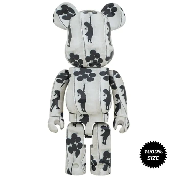Banksy Flying Balloon Girl 1000% Bearbrick
