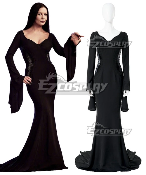 Wednesday The Addams Family(2022 TV Series) Morticia Addams Cosplay Costume