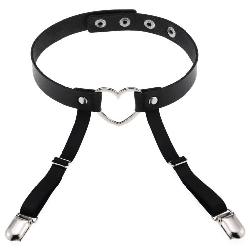 Gothic Heart Choker 