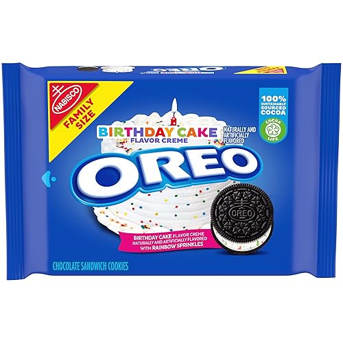 Oreo Cookies Birthday Cake Family Size 482g