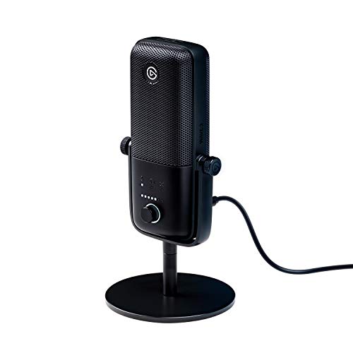Elgato Wave:3, Professional USB Cardioid Condenser Microphone, Anti-Distortion, Free Mixer Software, Ideal for Streaming, Gaming, Podcasting, Discord, Twitch, YouTube, Mac/Windows Compatible - Wave:3 - Gear