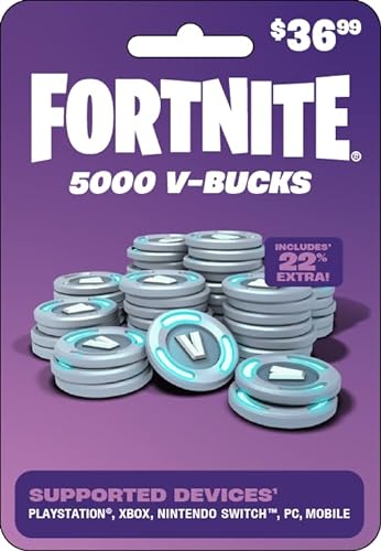 Fortnite V-Bucks Gift Card (redeem at Fortnite.com/vbuckscard) - 36 - Classic