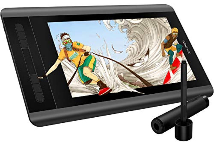 XP-PEN Artist 12 Graphic Tablet with 11.6 Inch Screen with Passive Stylus 8192 Levels with 6 Shortcuts and 1 Touch Bar Compatible with Windows and Mac - Artist 12