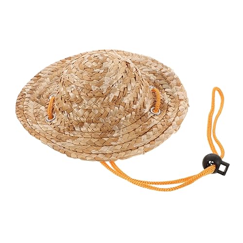 Pet Sombrero Straw Hat for Cats (Size S)