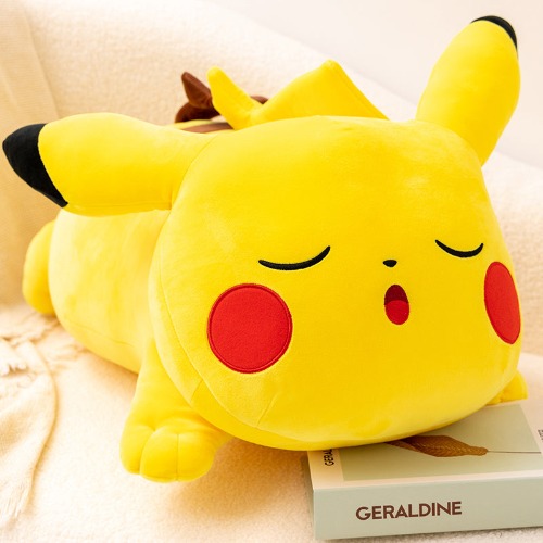Pikachu Plushies (3 Variants, 3 Sizes) - Sleepy / 14" / 35 cm