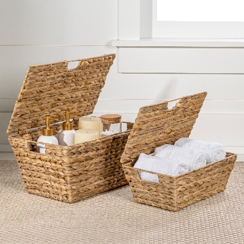 Rectangular Storage Baskets (Set of 2) | Natural