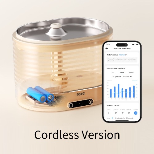 ROLA Smart Pet Water Fountain - Cordless Version
