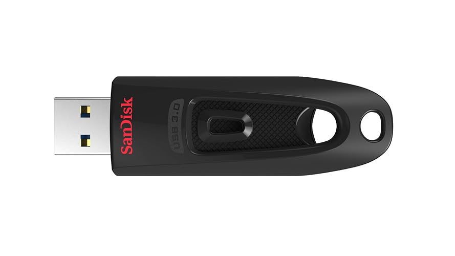 SanDisk 256GB Ultra USB 3.0 Flash Drive - SDCZ48-256G-GAM46, Black - 256GB