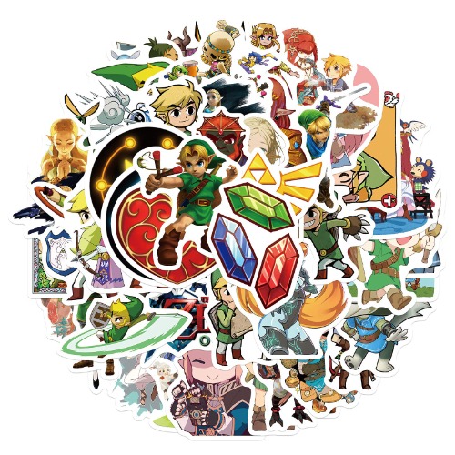 The Legend of Zelda Game Stickers 50Pcs Laptop Stickers