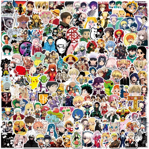 200PCS Anime Stickers Mixed Pack 