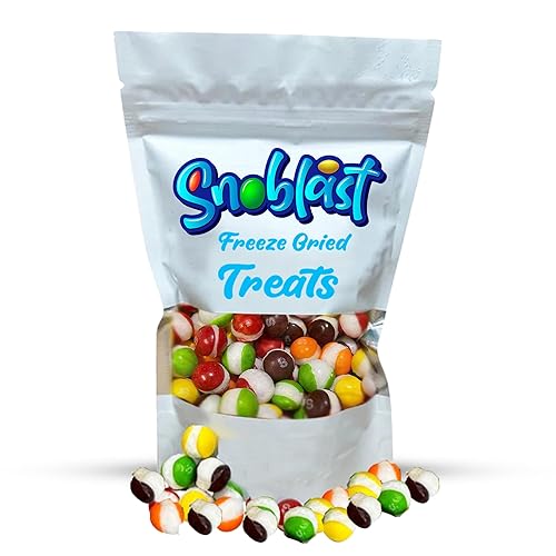 Snoblast Freeze Dried Sweets uk - 100g Original Skittles, Perfect Freeze Dried Candy - Delicious Freeze Dried Skittles for Snack Time - 100g