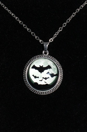 Bat Moon Necklace | Default Title