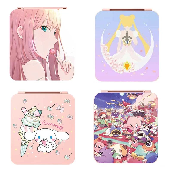 Pink Switch Game Holder 12 Slots Anime Cute Game Cartridge Case - B