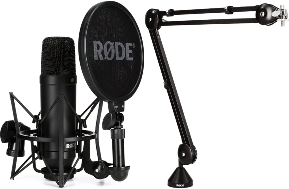 Rode NT1 Kit & PSA1 - NT1 4th Gen MICROPHONE + PSA1 Black