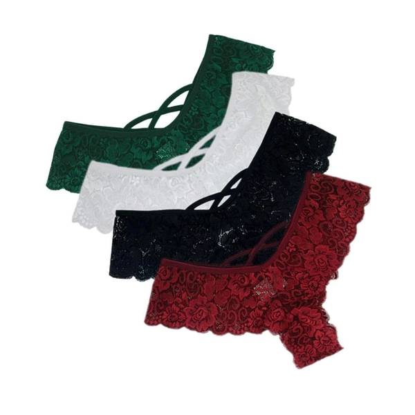 4PC Invisible bikini ingen show underkläder kvinnor satt ingen muffin top hipster sexy trosor stringtrosa Briefs Thongs