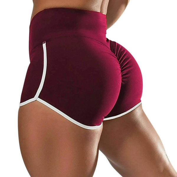 Women's Sports Shorts High Waist Yoga Gym Jogging Lounge Summer Beach Hot Pants