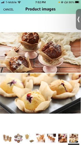 Tulip cupcake liners 