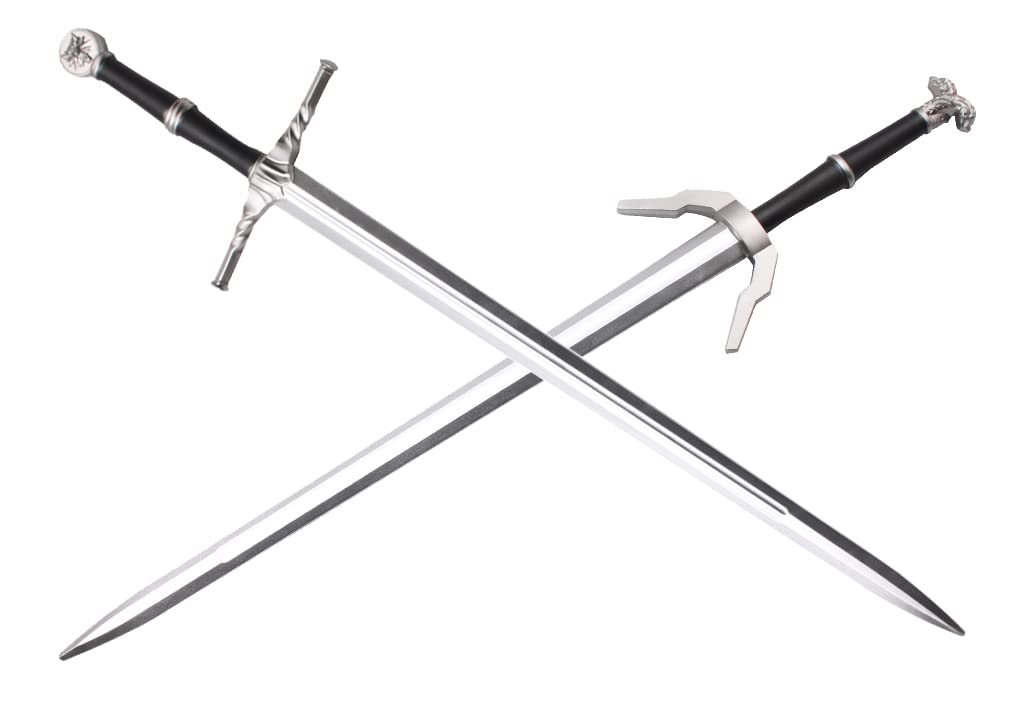 41” Fantasy Medieval Snakes and Wolf Two Hand Foam Hunting Cosplay Sword Warriors Knights Costume LARP Blade Collection