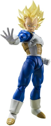 TAMASHII NATIONS - Dragon Ball Z - Super Saiyan Vegeta - Awakening Super Saiyan Blood - Bandai Spirits S.H.Figuarts Action Figure - Super Saiyan Vegeta