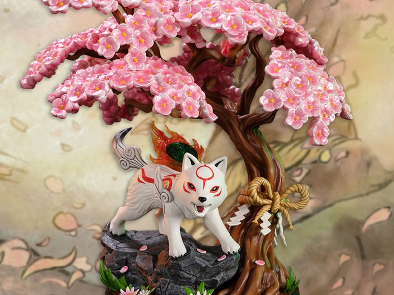 Okamiden Chibiterasu Statue