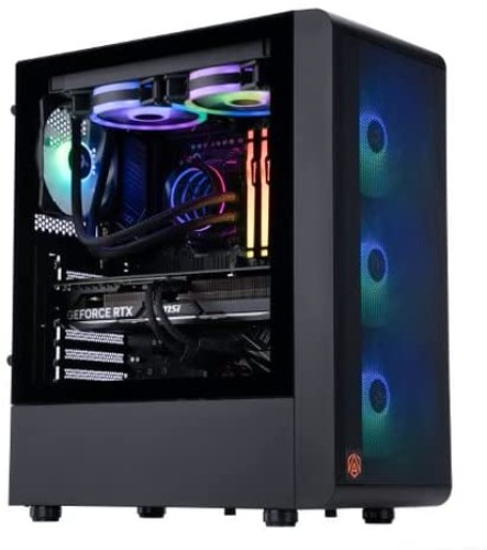 B0BRBVHQT3ADVANCED Battlestations ABS Stratos Ruby High Performance Gaming PC – AMD Ryzen 7 7700X - GeForce RTX 4070 Ti - 16GB DDR5 5600MHz - 1TB M.2 NVMe SSD – SR77X470TI - Ryzen 7 7700X | RTX 4070 Ti