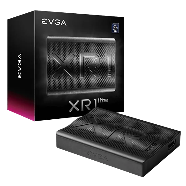 EVGA XR1 lite Capture Card, Certified for OBS, USB 3.0, 4K Pass Through