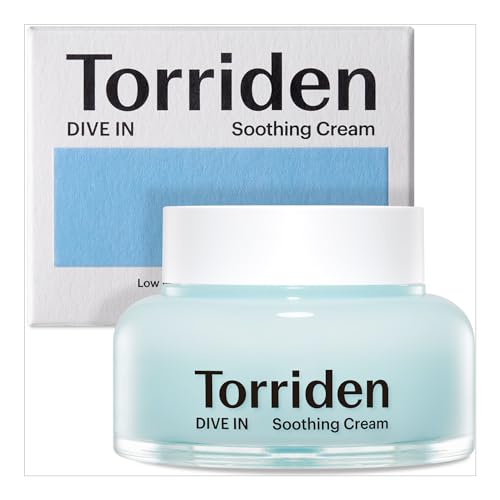 Torriden DIVE-IN Hyaluronic Acid Soothing Cream 3.38 fl oz | Revitalizing Facial Moisturizer for Sensitive, Dry Skin | Fragrance-free, Alcohol-free, No Colorants | Vegan, Cruelty-Free - Jar Type