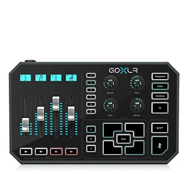 
                            TC Helicon GoXLR-Mixer, Sampler, & Voice FX for Streamers
                        