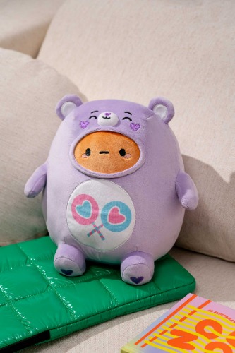୨୧ ♡ tayto potato care bear plush (purple) ♡ ୨୧