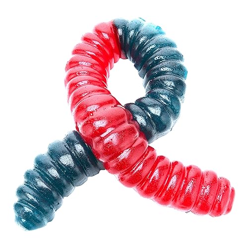 The Original World's Largest Gummy Worm® - 5 Combination Options! - Blue Raspberry,Cherry