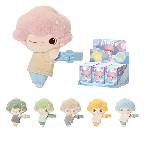 POP MART DIMOO My Cloud Companion Series-Cotton Doll Blind Box, 6PCs DIMOO Blind Box Figures, Random Design Action Figures Collectible Toys Home Decorations, Holiday Birthday Gifts, Whole Set - Dimoo My Cloud Companion Series-cotton Doll - Whole Set