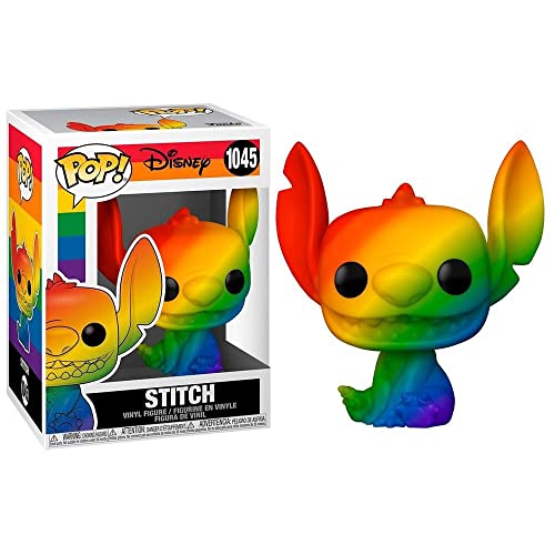 Funko POP Disney: Pride - Stitch (Rainbow),Multicolor,Standard - Stitch