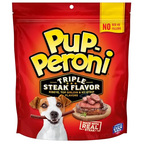 Pup-Peroni Triple Steak Flavored Dog Treats, 22.5 Ounce