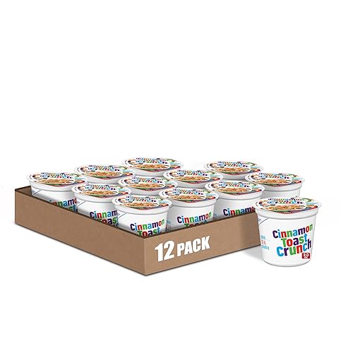 Cinnamon Toast Crunch Breakfast Cereal Cup, 2 oz Cup (Pack of 12) - 2 Ounce (Pack of 12)
