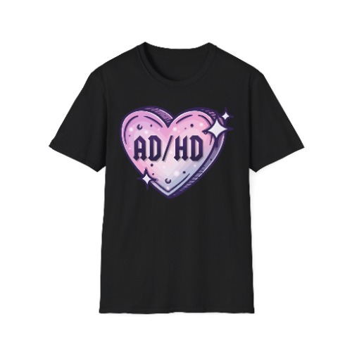 ADHD, Softstyle T-Shirt - 2XL / Black